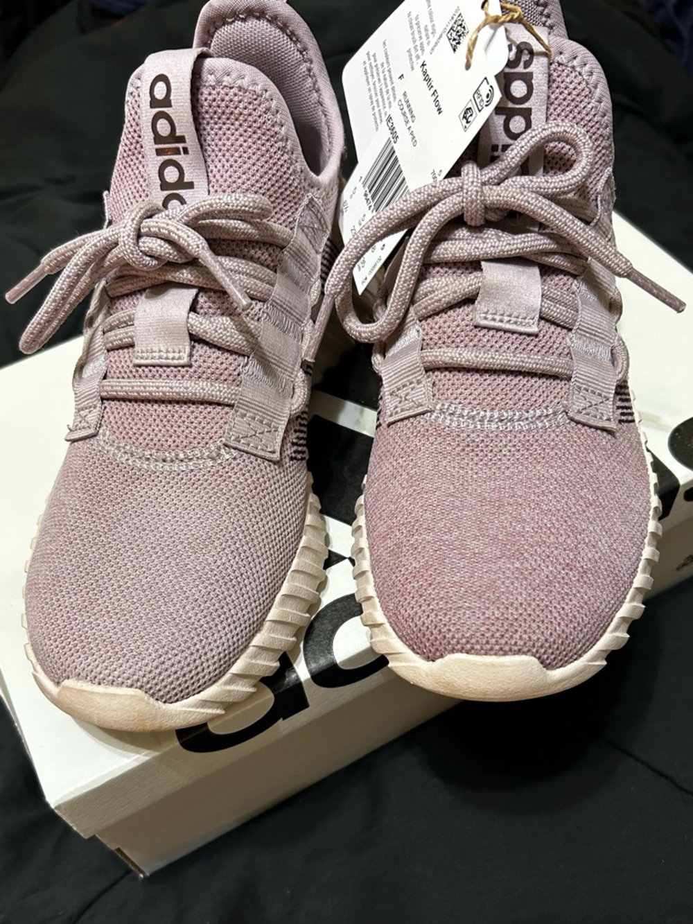 adidas Women’s Dusty Pink Knit Casual Sneakers